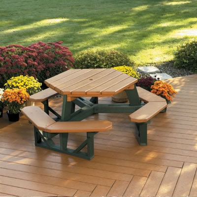 Recycled Plastic Picnic Tables